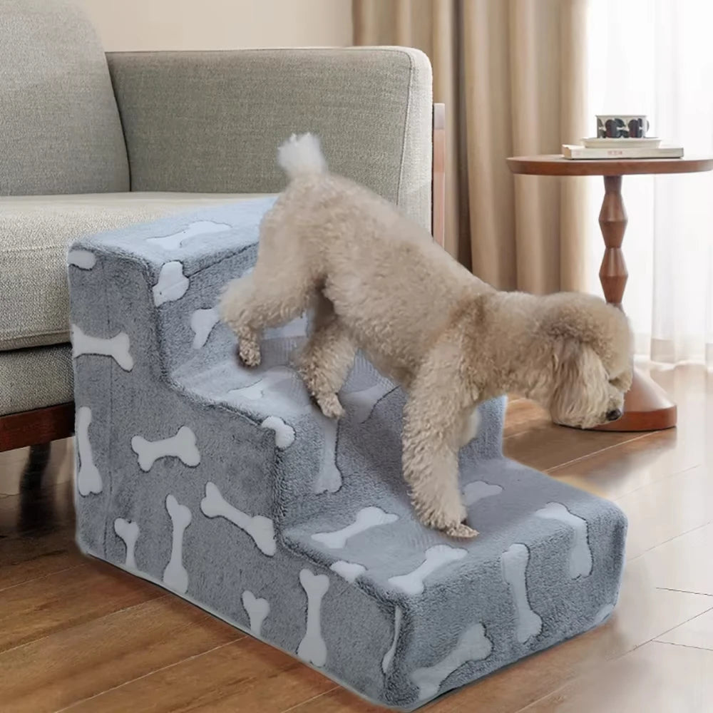 Doggie Bone Lightweight Dog Steps for Beds & Couches