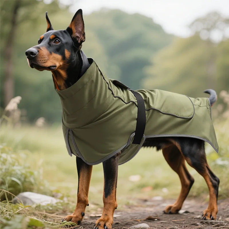 Rugged Outdoor Dog Raincoat 