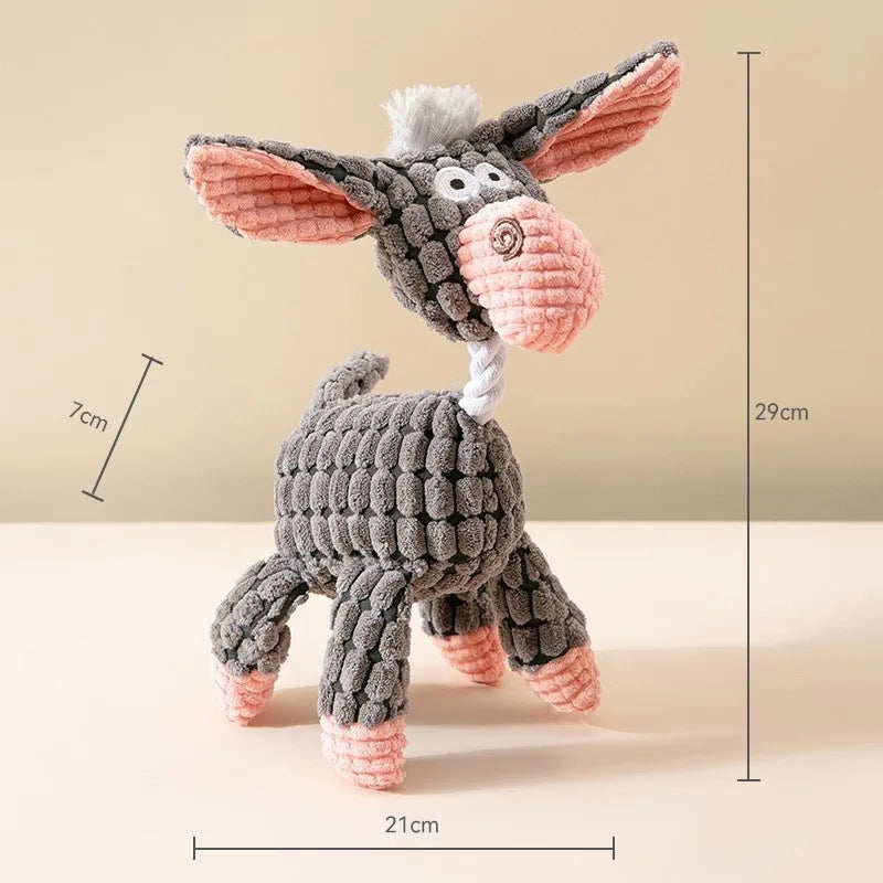Plush Dog Squeaky Toy