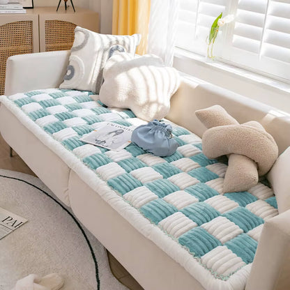 Perfectly Cute Plaid Dog Car Bed, Travel Matress or Couch Cover