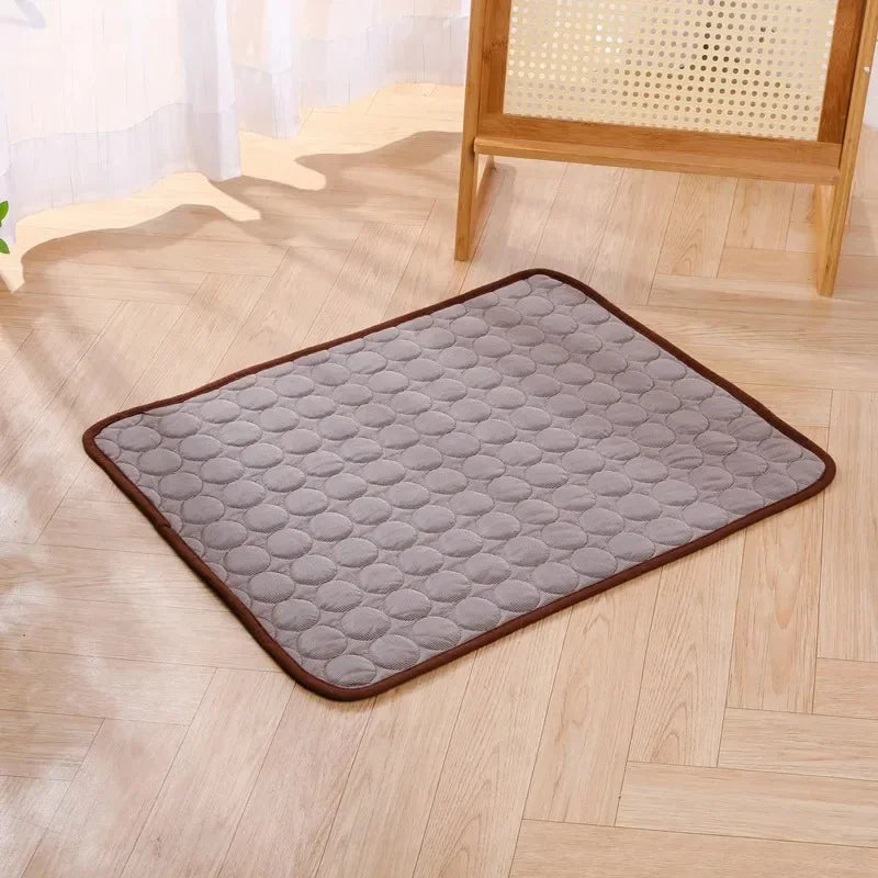 Ice Silk Dog Cooling Mat ❄️