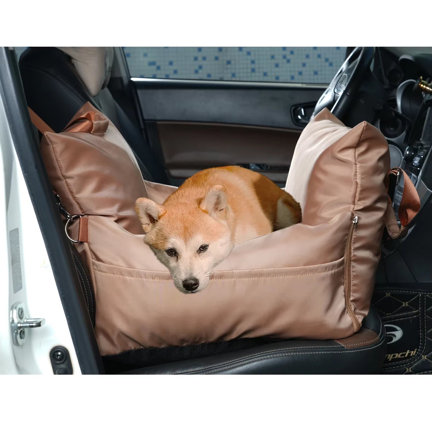 Plush Dog Car Booster Seat and Dog Carrier