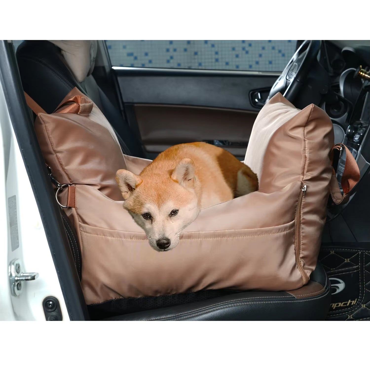 Plush Dog Car Booster Seat and Dog Carrier
